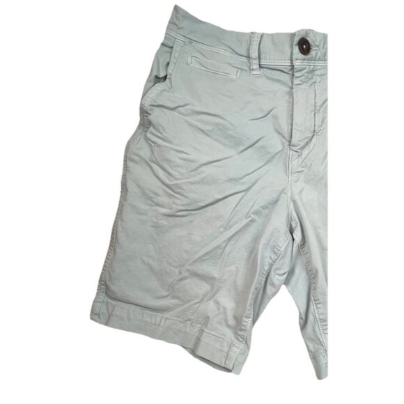 American Eagle Outfitters Slim Shorts men's 30 Solid Next Level Flex Blue - Picture 2 of 15